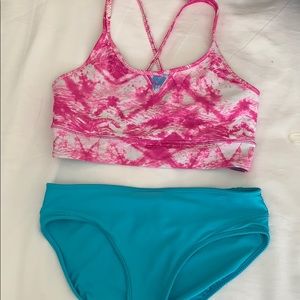 Ivivva by lululemon girls swimsuit sz 12
